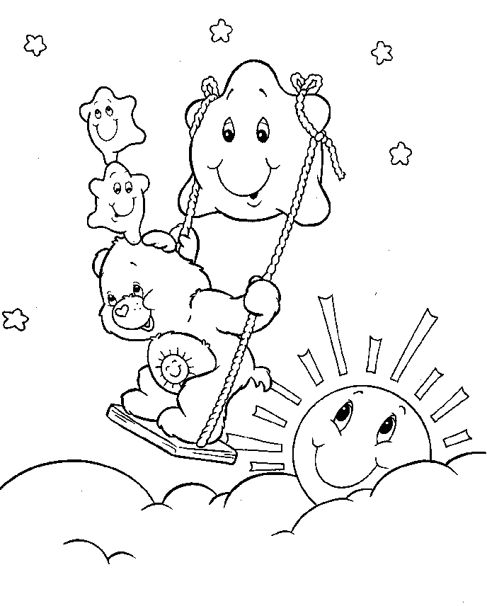 Coloring page: Care Bears (Cartoons) #37240 - Free Printable Coloring Pages