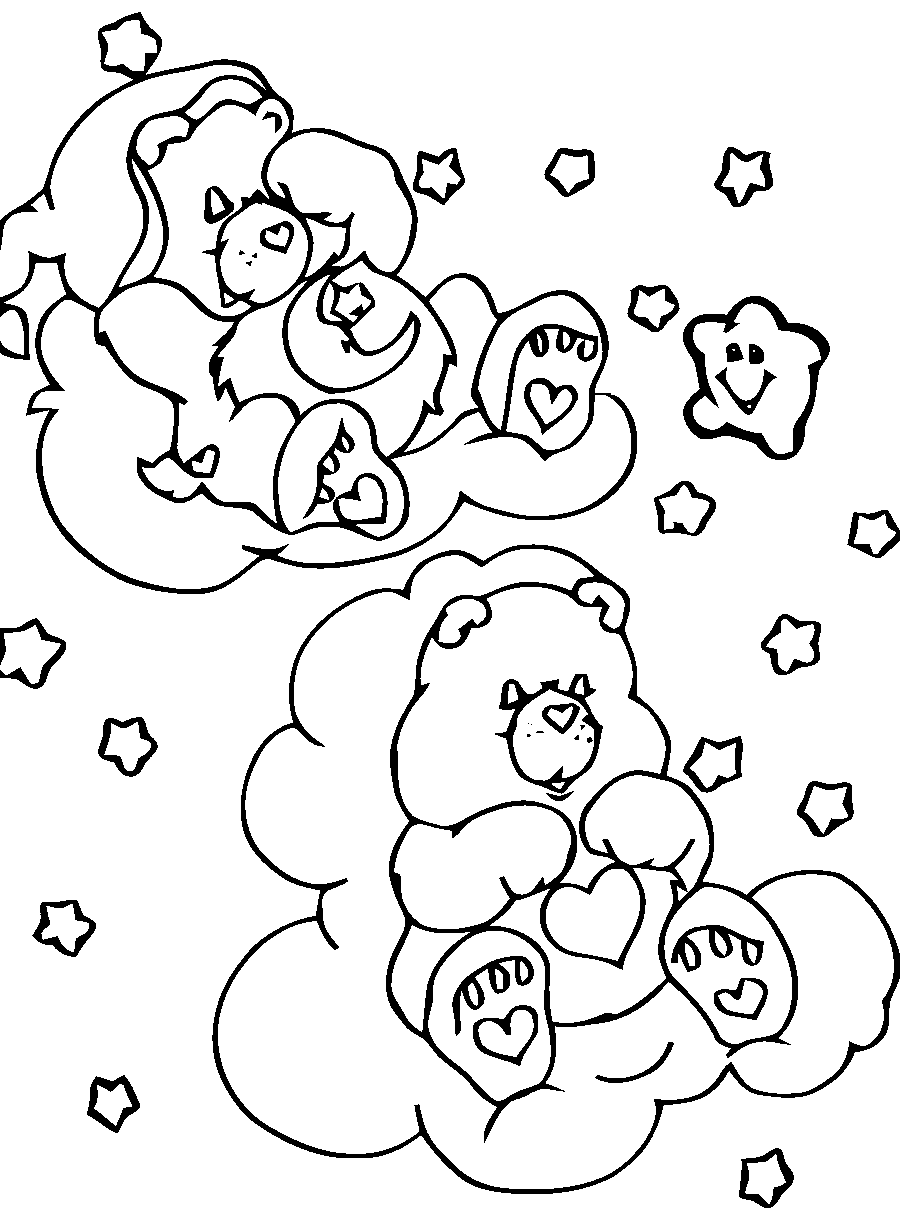 Coloring page: Care Bears (Cartoons) #37245 - Free Printable Coloring Pages