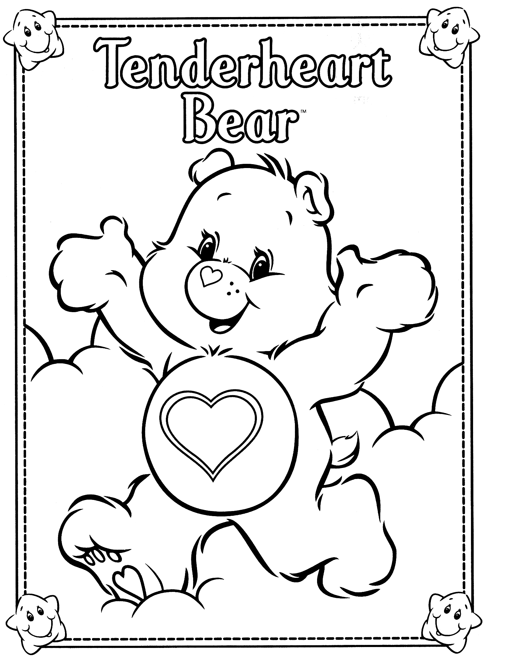 Coloring page: Care Bears (Cartoons) #37248 - Free Printable Coloring Pages