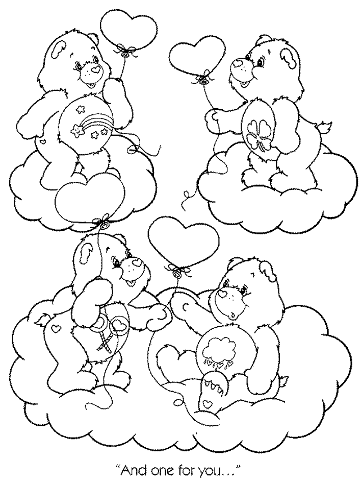 Coloring page: Care Bears (Cartoons) #37271 - Free Printable Coloring Pages