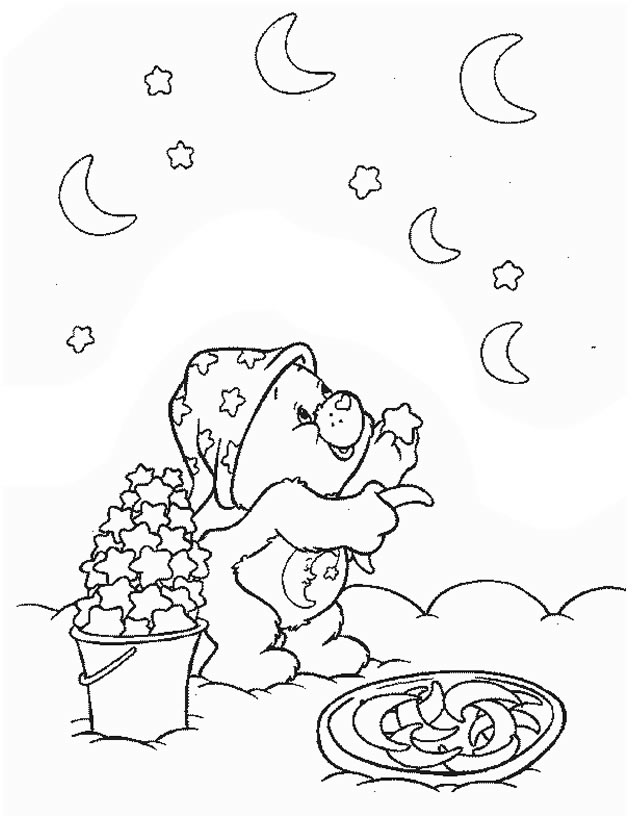 Coloring page: Care Bears (Cartoons) #37276 - Free Printable Coloring Pages