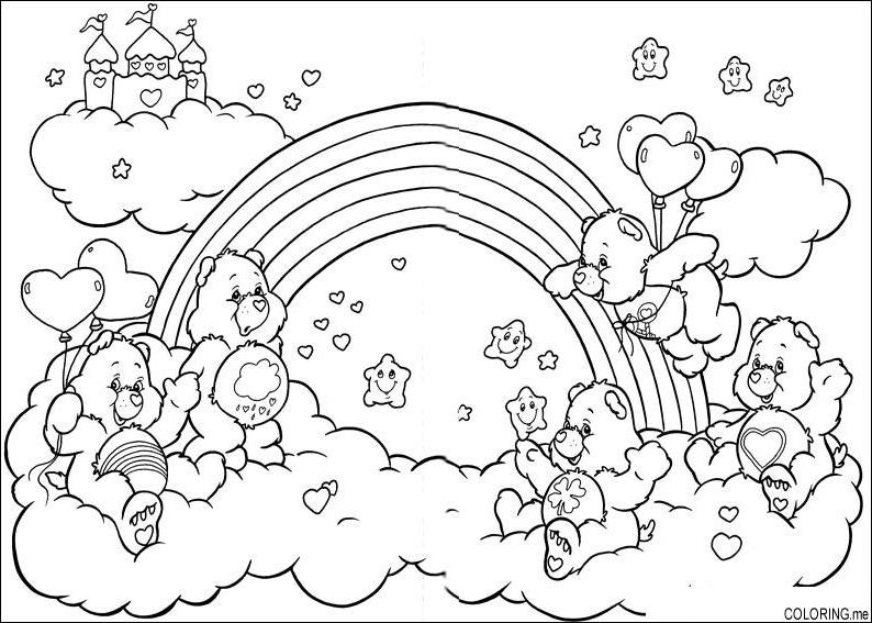 Coloring page: Care Bears (Cartoons) #37279 - Free Printable Coloring Pages