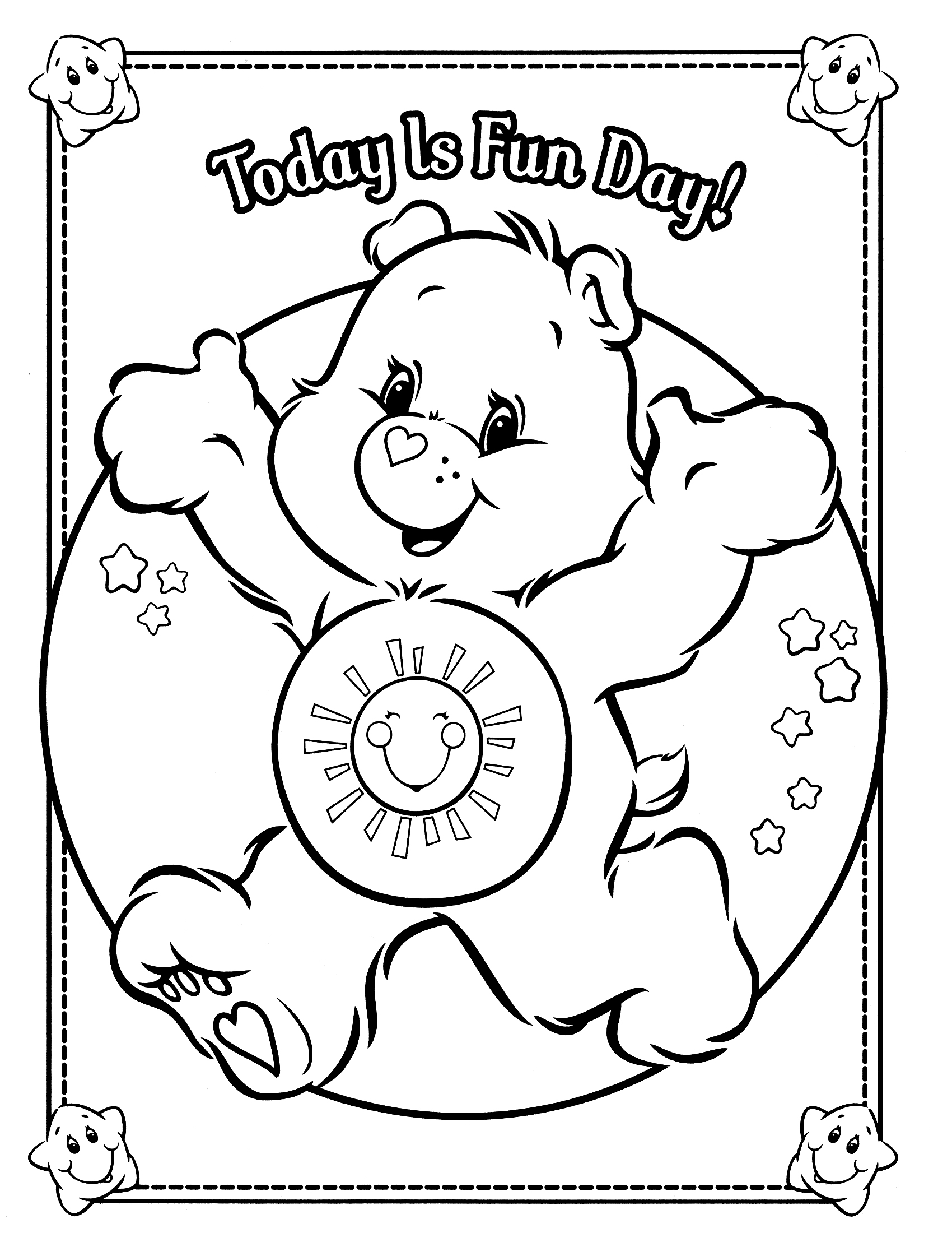 Coloring page: Care Bears (Cartoons) #37282 - Free Printable Coloring Pages