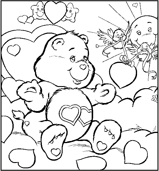 Coloring page: Care Bears (Cartoons) #37284 - Free Printable Coloring Pages