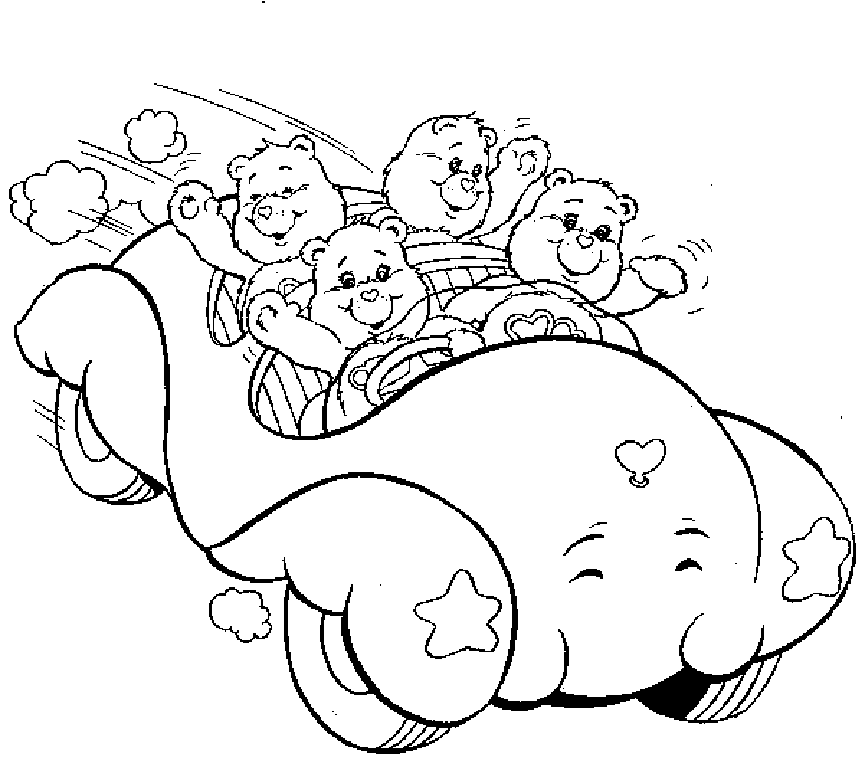 Coloring page: Care Bears (Cartoons) #37285 - Free Printable Coloring Pages