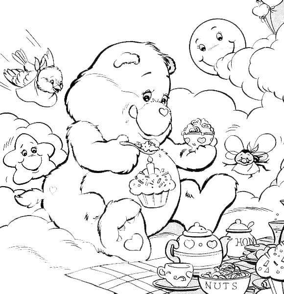 Coloring page: Care Bears (Cartoons) #37299 - Free Printable Coloring Pages