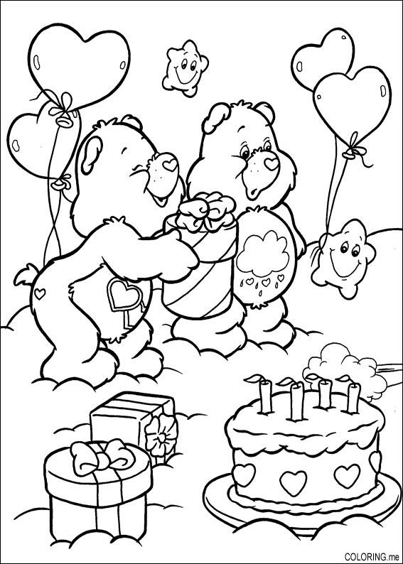 Coloring page: Care Bears (Cartoons) #37311 - Free Printable Coloring Pages