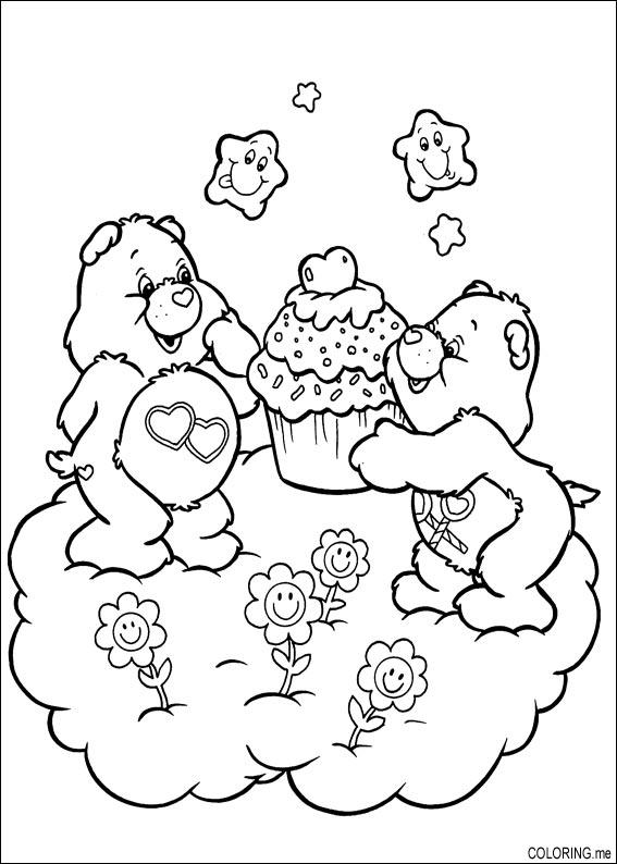 Coloring page: Care Bears (Cartoons) #37329 - Free Printable Coloring Pages