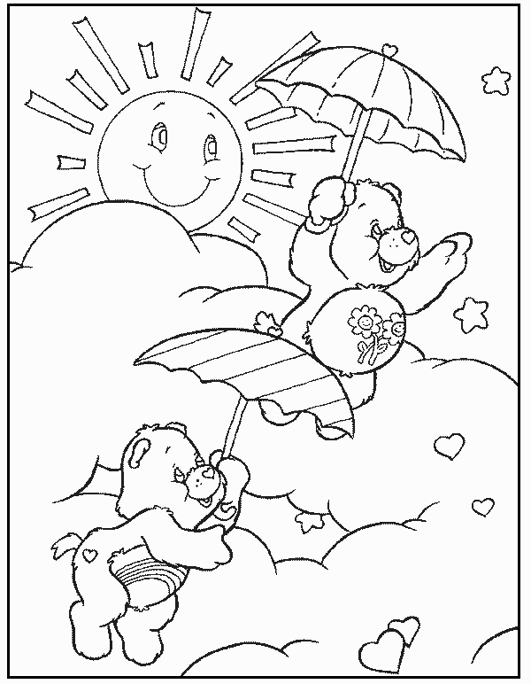 Coloring page: Care Bears (Cartoons) #37346 - Free Printable Coloring Pages