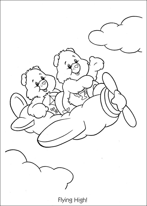 Coloring page: Care Bears (Cartoons) #37350 - Free Printable Coloring Pages