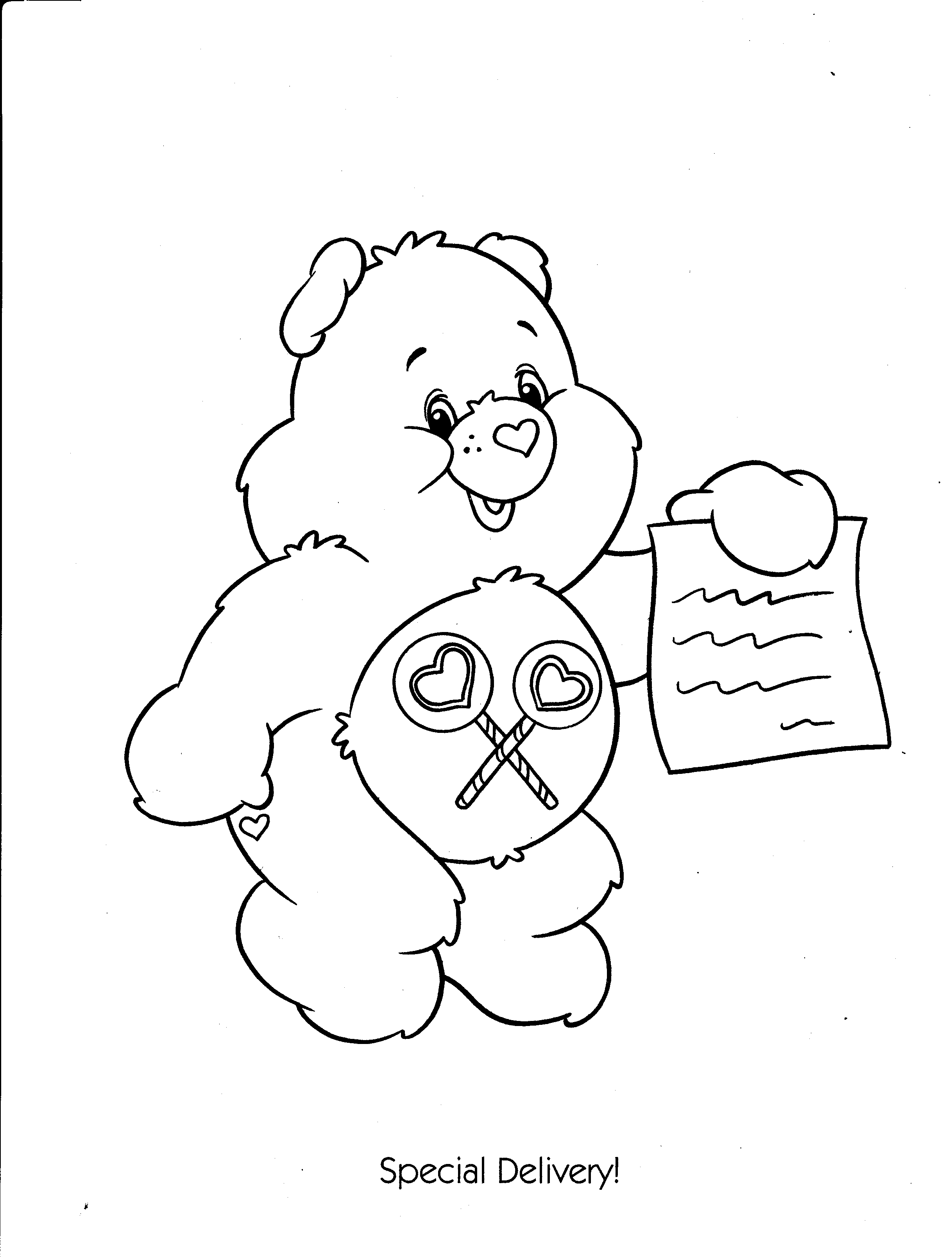 Coloring page: Care Bears (Cartoons) #37359 - Free Printable Coloring Pages