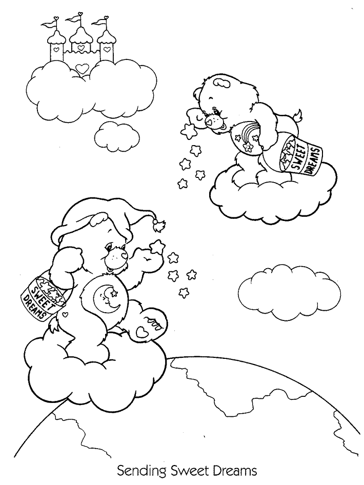 Coloring page: Care Bears (Cartoons) #37374 - Free Printable Coloring Pages