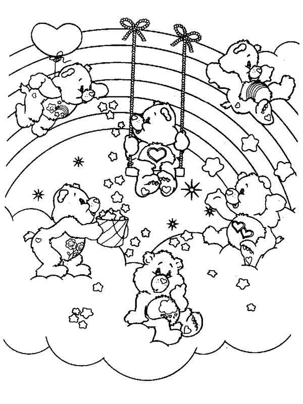 Coloring page: Care Bears (Cartoons) #37387 - Free Printable Coloring Pages