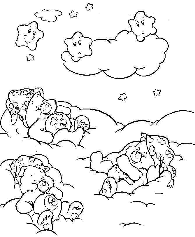 Coloring page: Care Bears (Cartoons) #37429 - Free Printable Coloring Pages