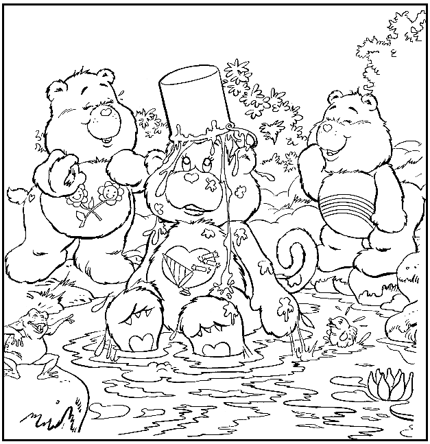 Coloring page: Care Bears (Cartoons) #37435 - Free Printable Coloring Pages