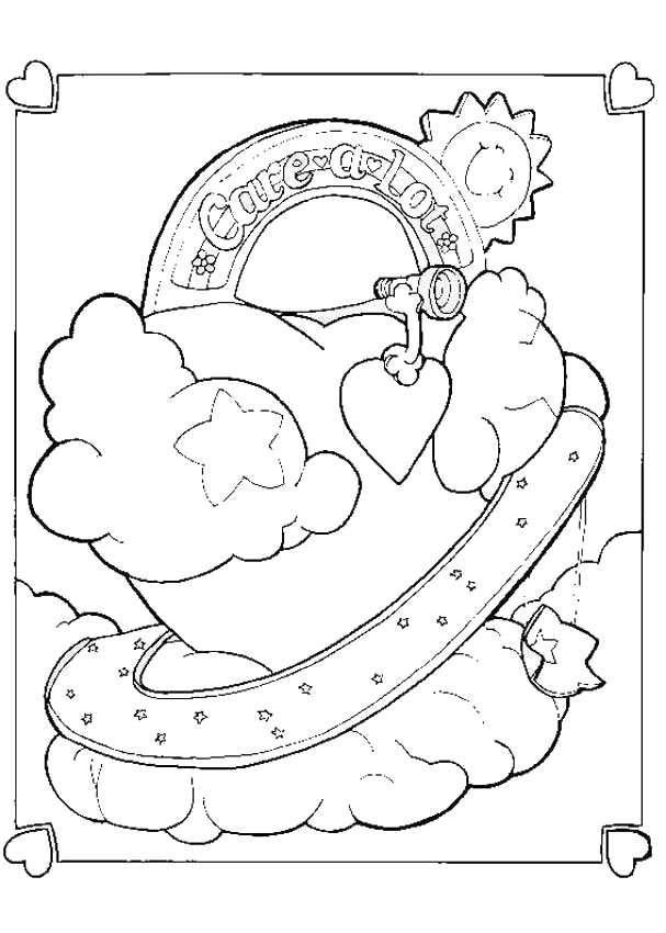 Coloring page: Care Bears (Cartoons) #37436 - Free Printable Coloring Pages