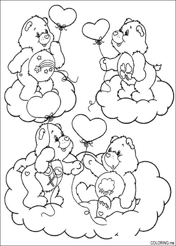 Coloring page: Care Bears (Cartoons) #37444 - Free Printable Coloring Pages