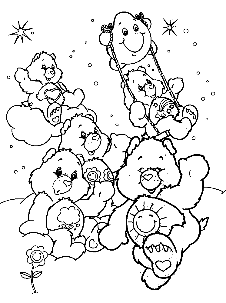 Coloring page: Care Bears (Cartoons) #37445 - Free Printable Coloring Pages