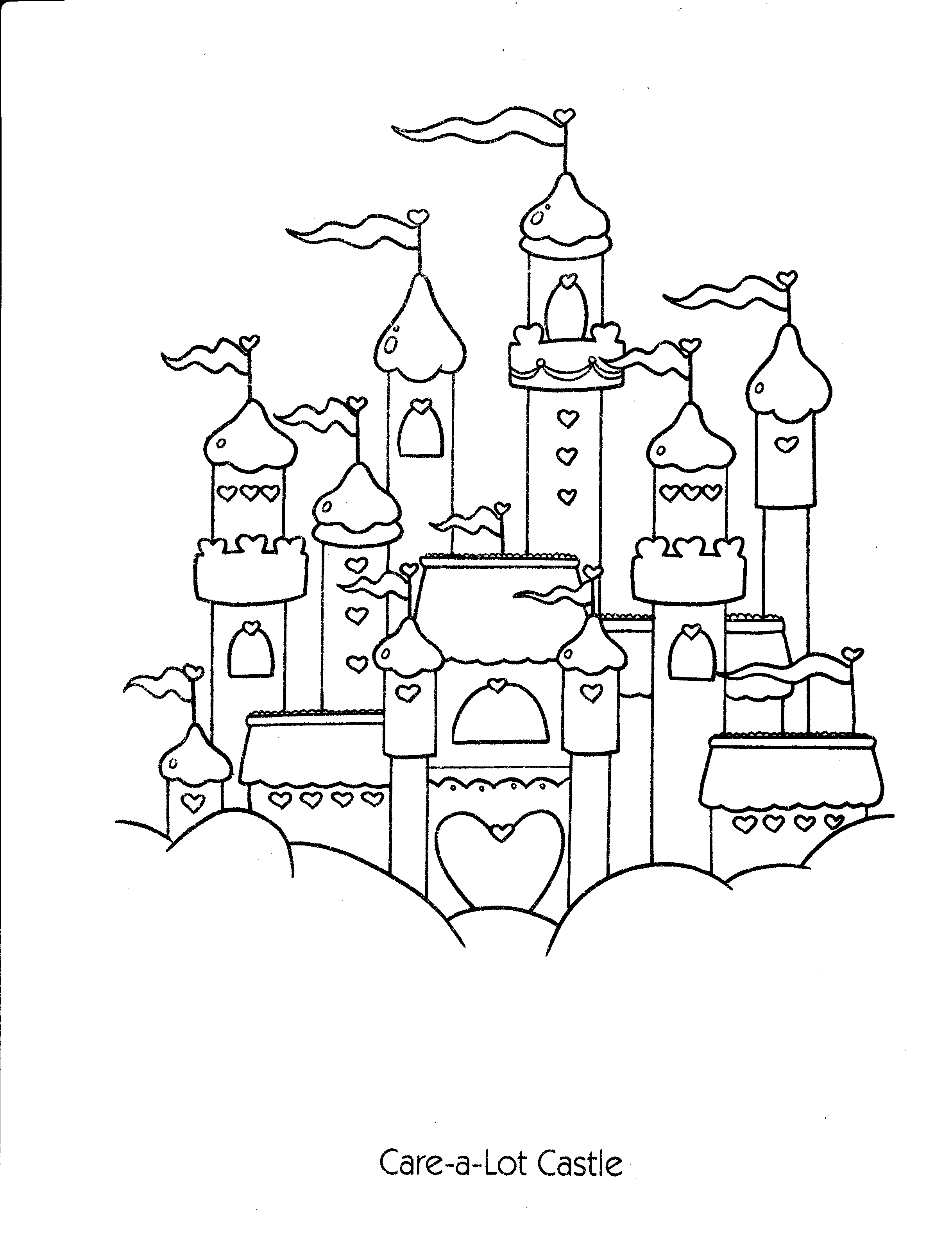 Coloring page: Care Bears (Cartoons) #37458 - Free Printable Coloring Pages