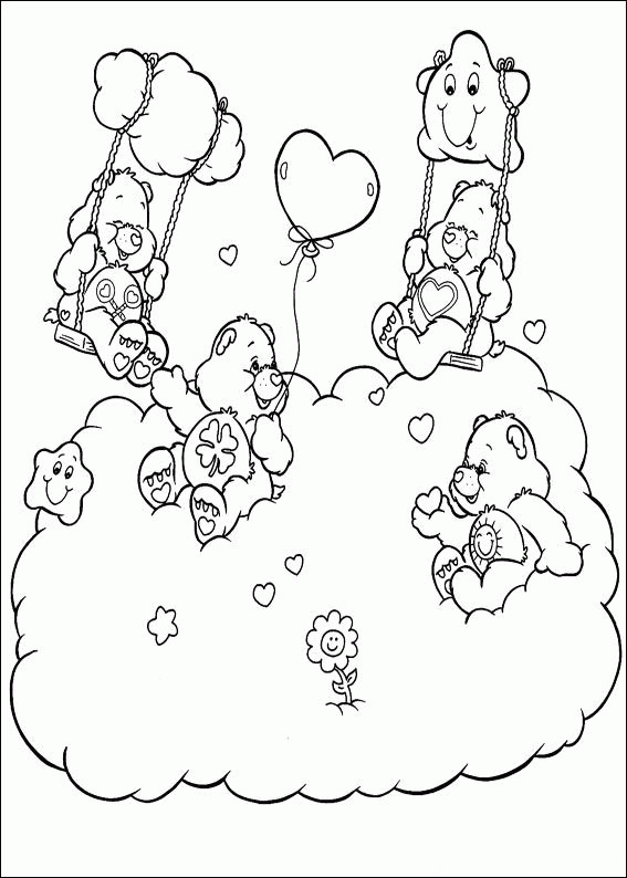 Coloring page: Care Bears (Cartoons) #37461 - Free Printable Coloring Pages