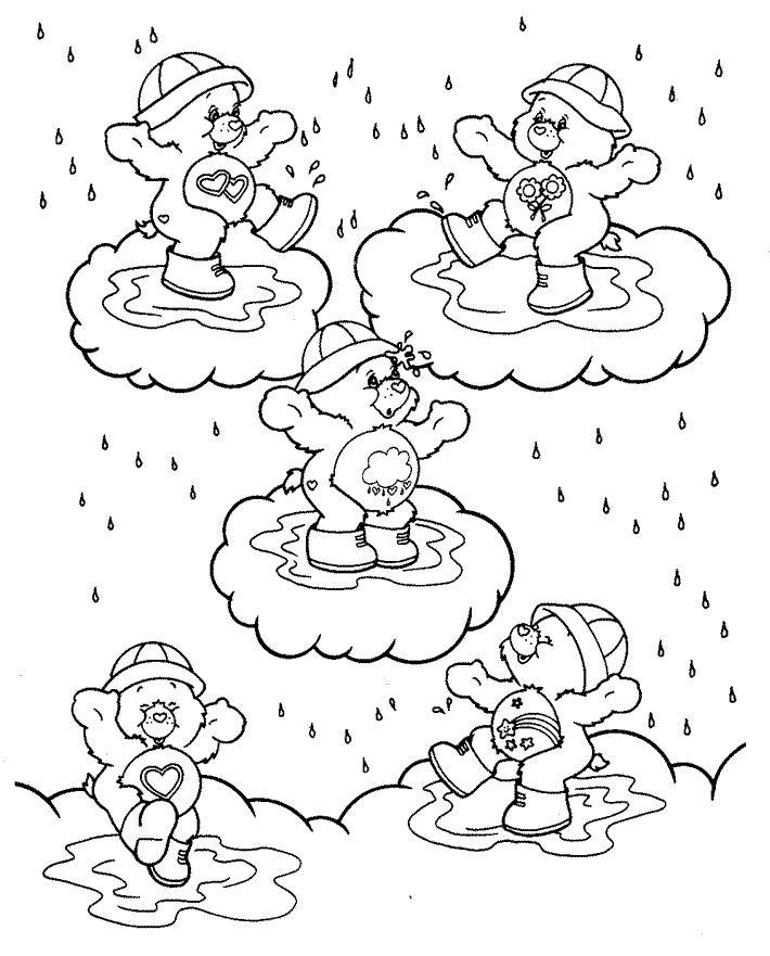 Coloring page: Care Bears (Cartoons) #37469 - Free Printable Coloring Pages