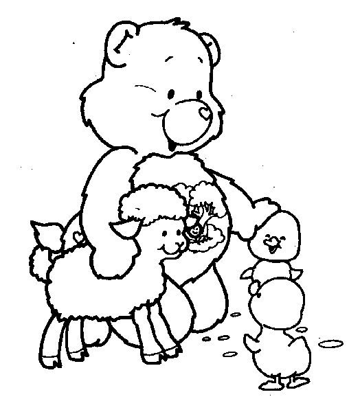 Coloring page: Care Bears (Cartoons) #37485 - Free Printable Coloring Pages