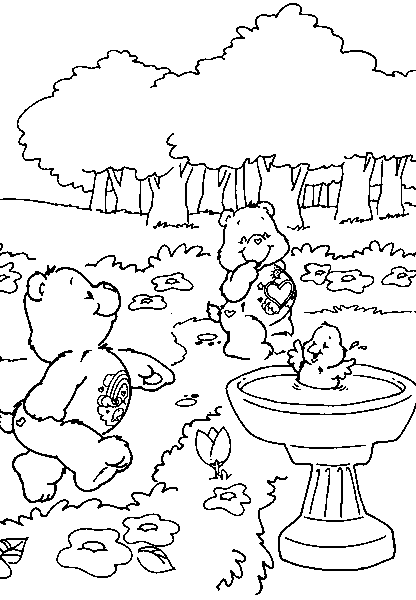Coloring page: Care Bears (Cartoons) #37533 - Free Printable Coloring Pages