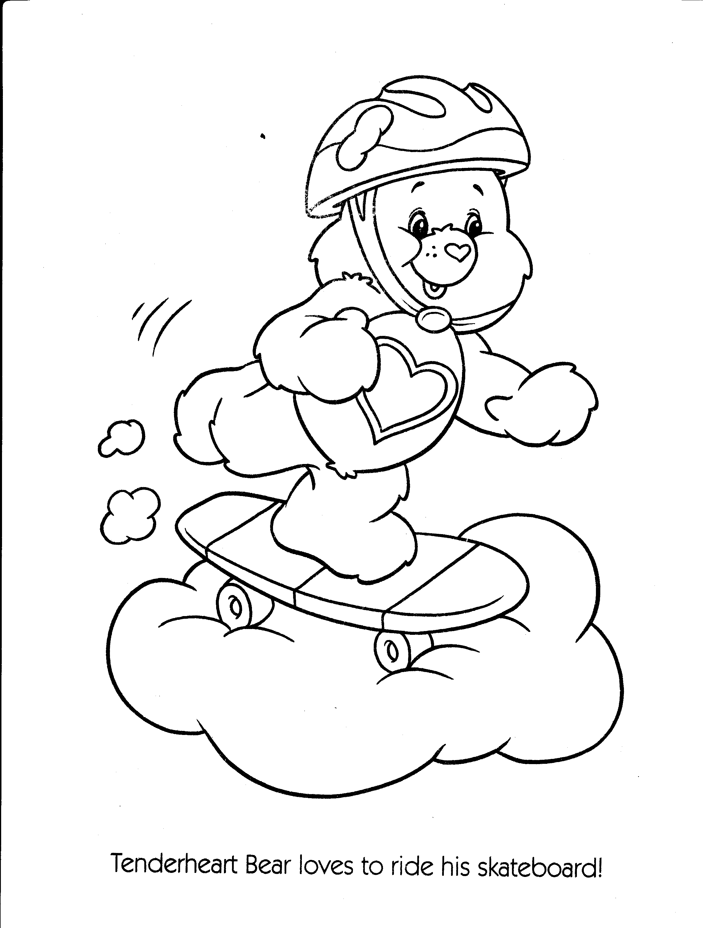 Coloring page: Care Bears (Cartoons) #37543 - Free Printable Coloring Pages