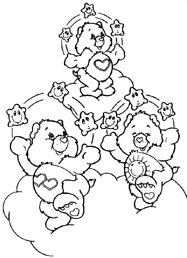 Coloring page: Care Bears (Cartoons) #37557 - Free Printable Coloring Pages