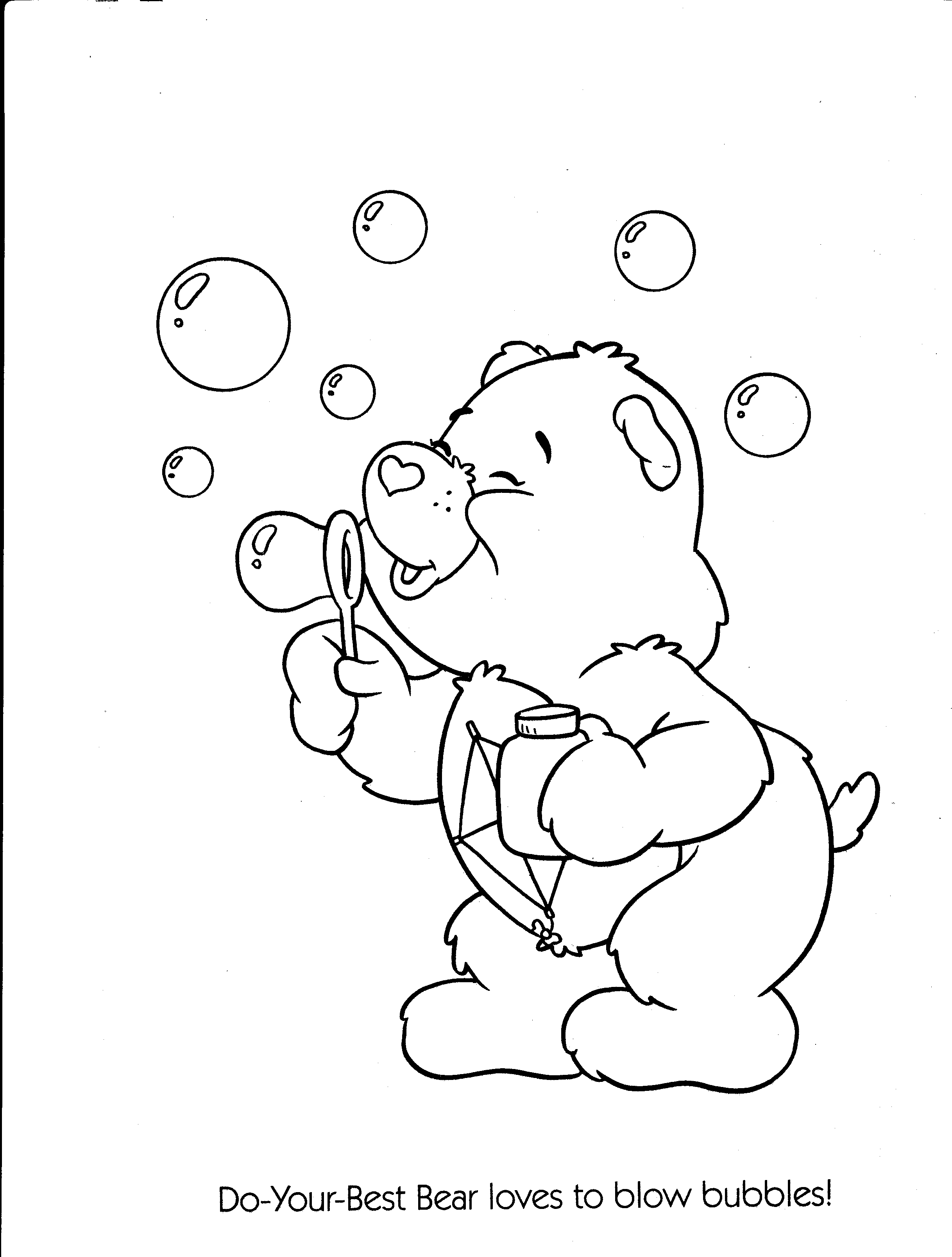 Coloring page: Care Bears (Cartoons) #37560 - Free Printable Coloring Pages