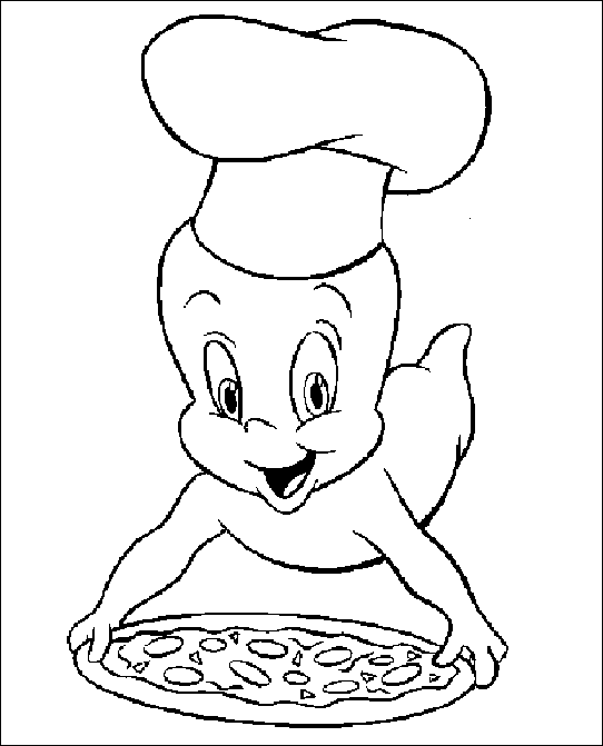Coloring page: Casper (Cartoons) #36238 - Free Printable Coloring Pages