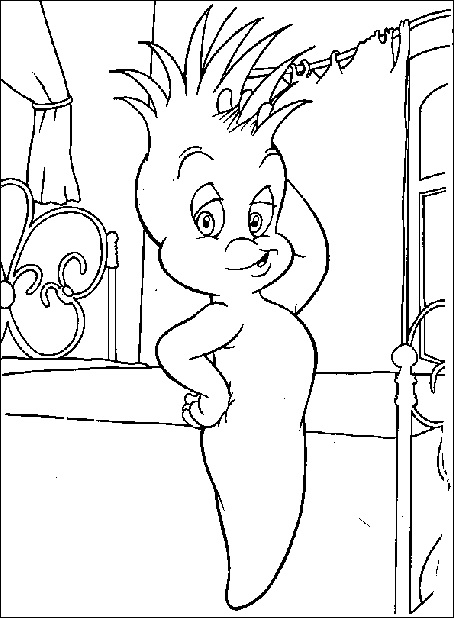 Coloring page: Casper (Cartoons) #36258 - Free Printable Coloring Pages