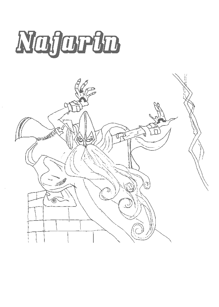 Coloring page: Chaotic (Cartoons) #169968 - Free Printable Coloring Pages