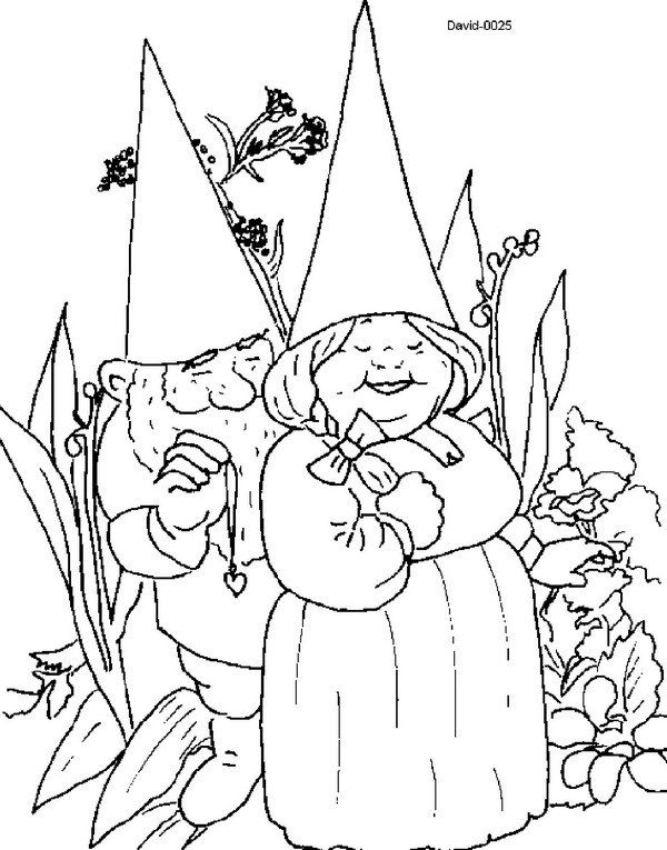Coloring page: David, the Gnome (Cartoons) #51256 - Free Printable Coloring Pages