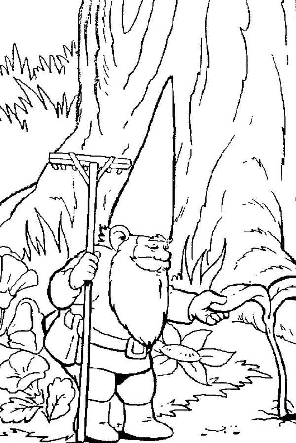 Coloring page: David, the Gnome (Cartoons) #51260 - Free Printable Coloring Pages