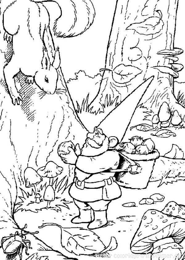 Coloring page: David, the Gnome (Cartoons) #51262 - Free Printable Coloring Pages