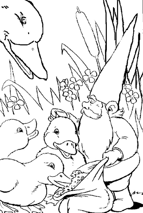 Coloring page: David, the Gnome (Cartoons) #51263 - Free Printable Coloring Pages