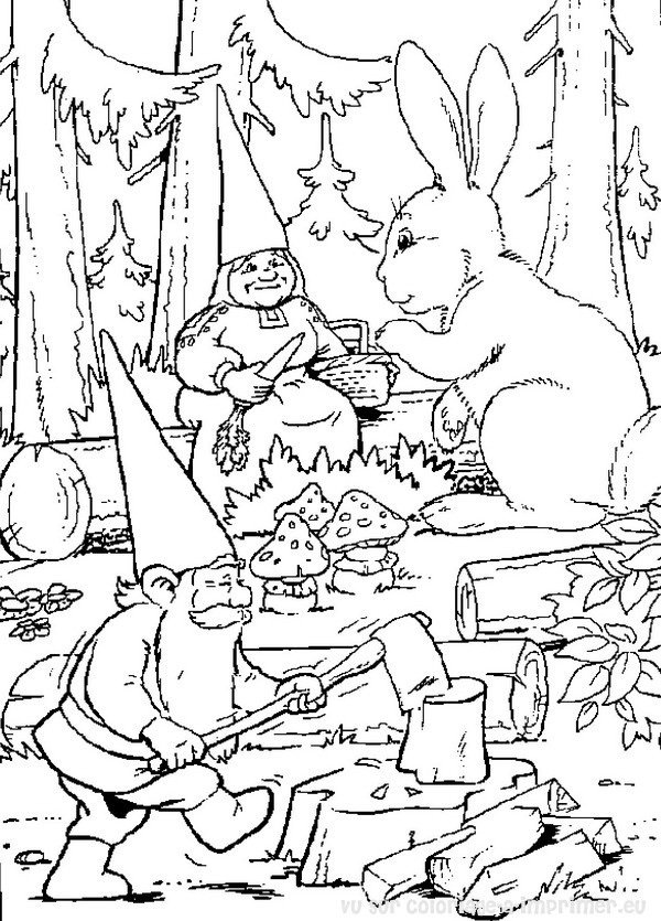 Coloring page: David, the Gnome (Cartoons) #51264 - Free Printable Coloring Pages