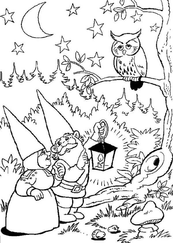 Drawings David, the Gnome (Cartoons) – Printable coloring pages