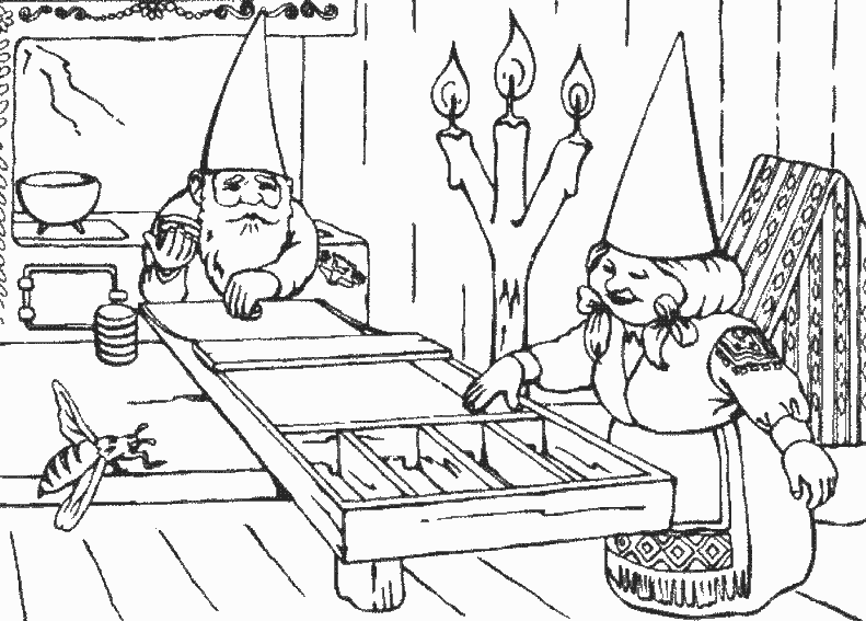 Coloring page: David, the Gnome (Cartoons) #51271 - Free Printable Coloring Pages
