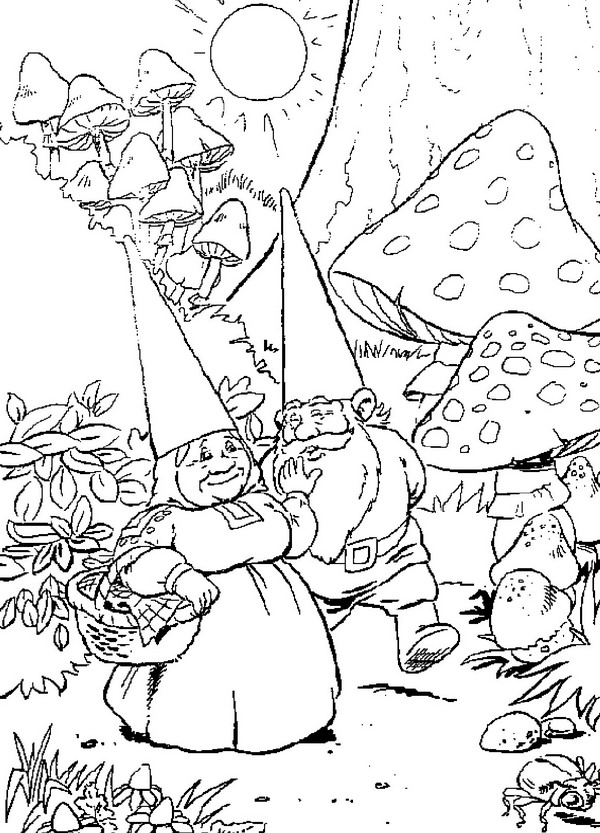Coloring page: David, the Gnome (Cartoons) #51272 - Free Printable Coloring Pages