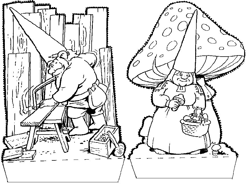 Coloring page: David, the Gnome (Cartoons) #51329 - Free Printable Coloring Pages