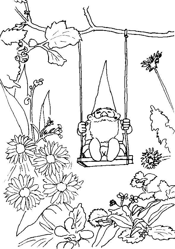 Coloring page: David, the Gnome (Cartoons) #51373 - Free Printable Coloring Pages