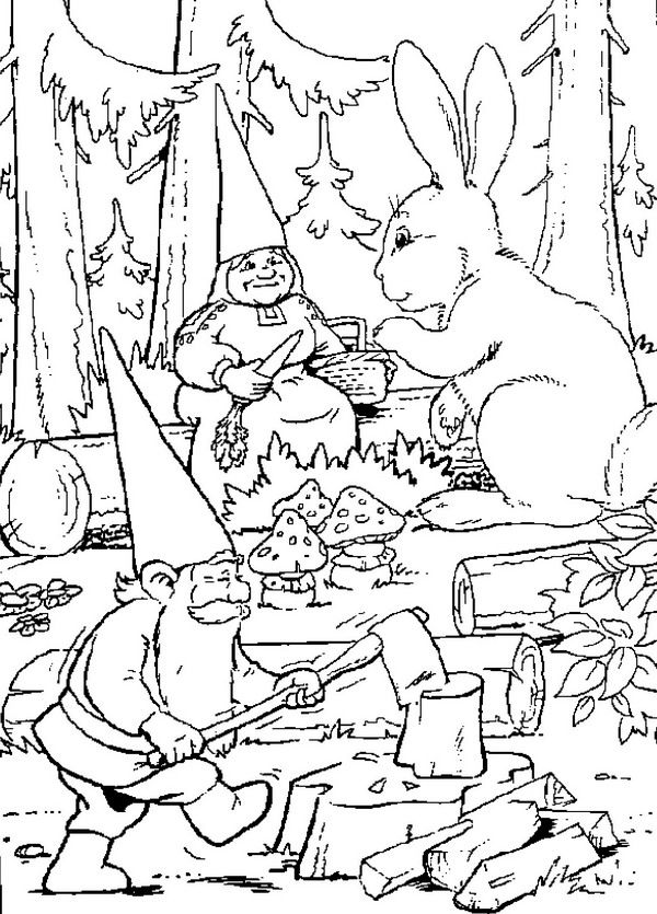 Coloring page: David, the Gnome (Cartoons) #51379 - Free Printable Coloring Pages