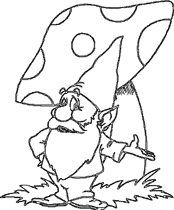 Coloring page: David, the Gnome (Cartoons) #51383 - Free Printable Coloring Pages