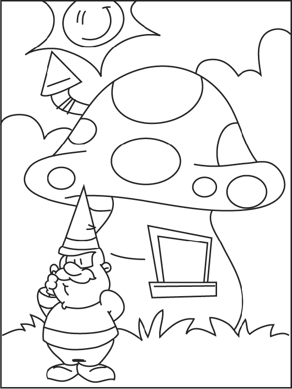 Coloring page: David, the Gnome (Cartoons) #51388 - Free Printable Coloring Pages
