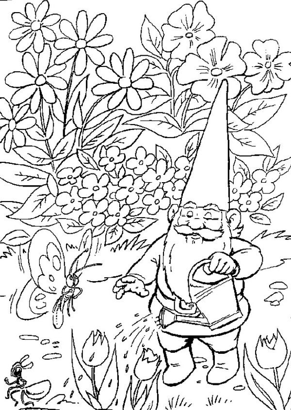 Coloring page: David, the Gnome (Cartoons) #51397 - Free Printable Coloring Pages