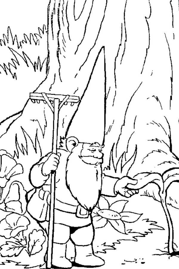 Coloring page: David, the Gnome (Cartoons) #51399 - Free Printable Coloring Pages