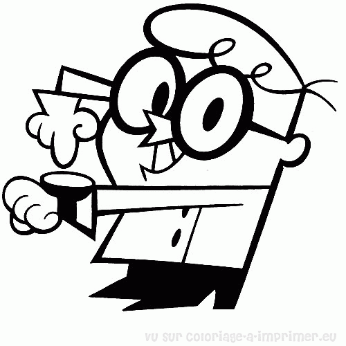 Coloring page: Dexter Laboratory (Cartoons) #50493 - Free Printable Coloring Pages