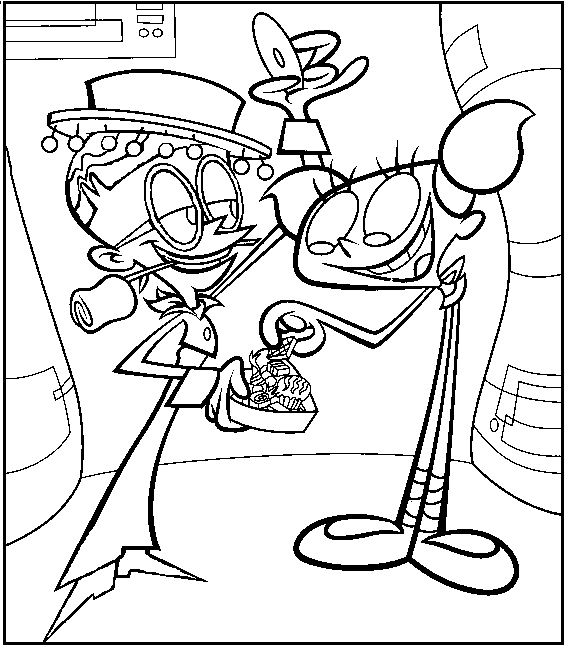 Coloring page: Dexter Laboratory (Cartoons) #50510 - Free Printable Coloring Pages